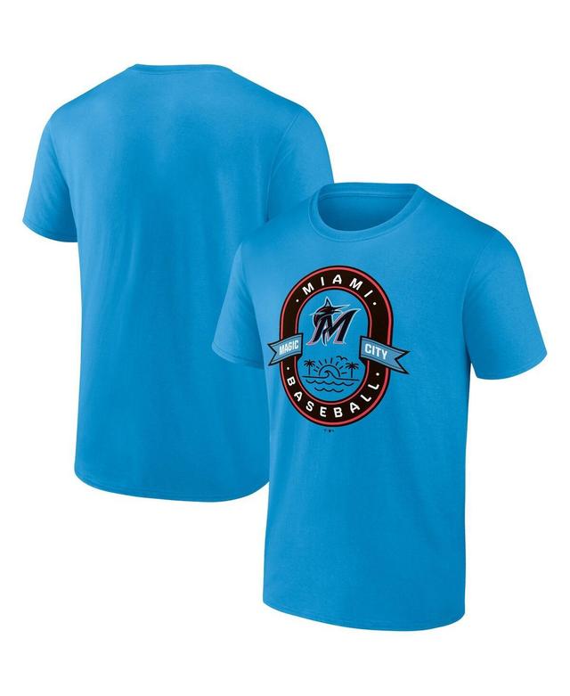 Mens Fanatics Blue Miami Marlins Iconic Glory Bound T-shirt Product Image