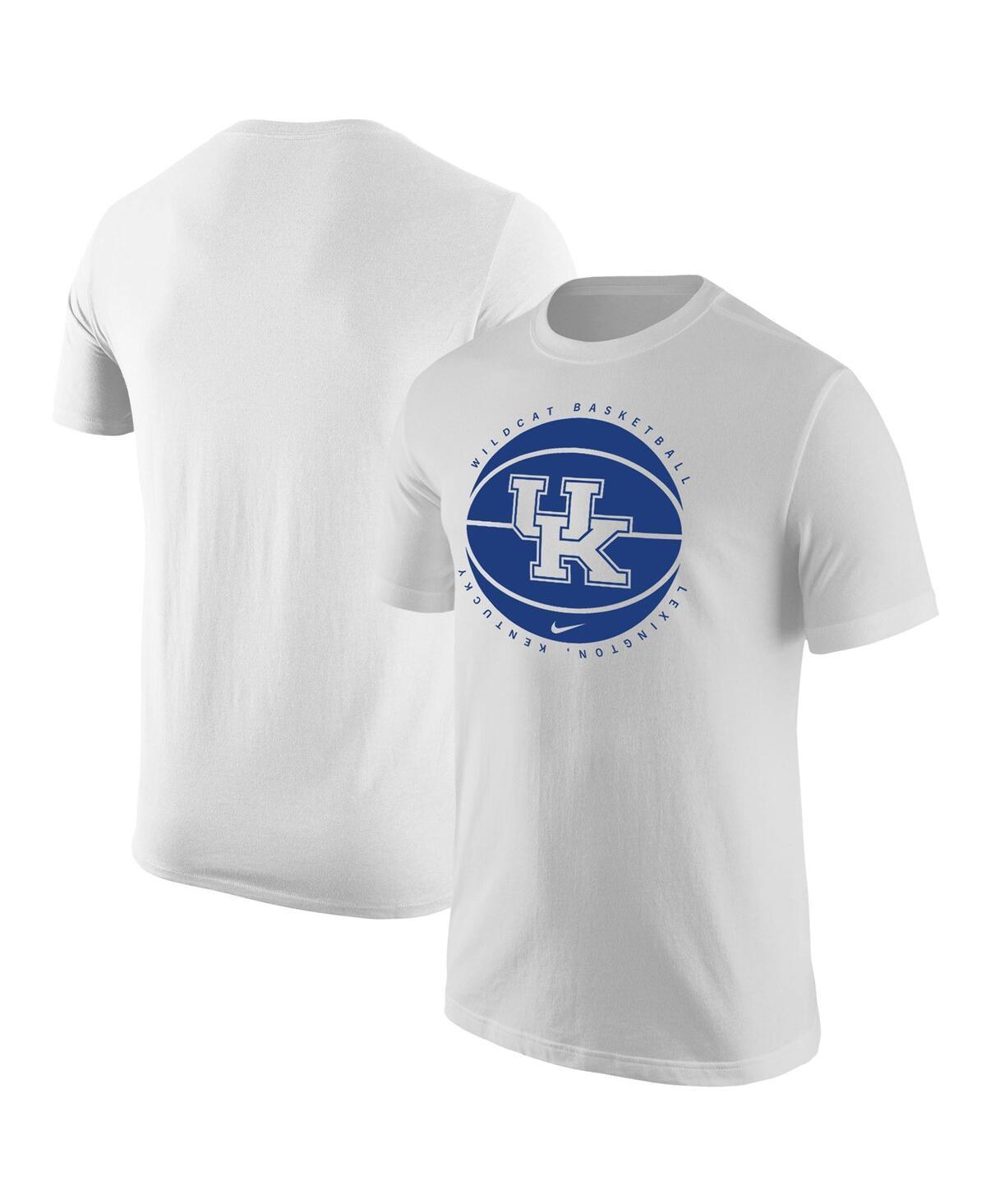 Mens Nike White Kentucky Wildcats Basketball Logo T-shirt Product Image