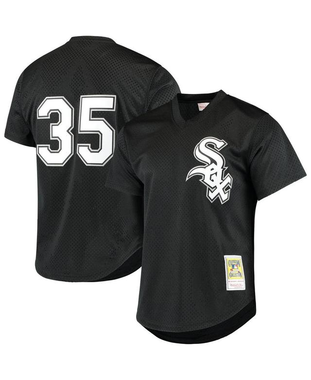 Mens Mitchell & Ness Frank Thomas Black Chicago White Sox Cooperstown Mesh Batting Practice Jersey - Black Product Image