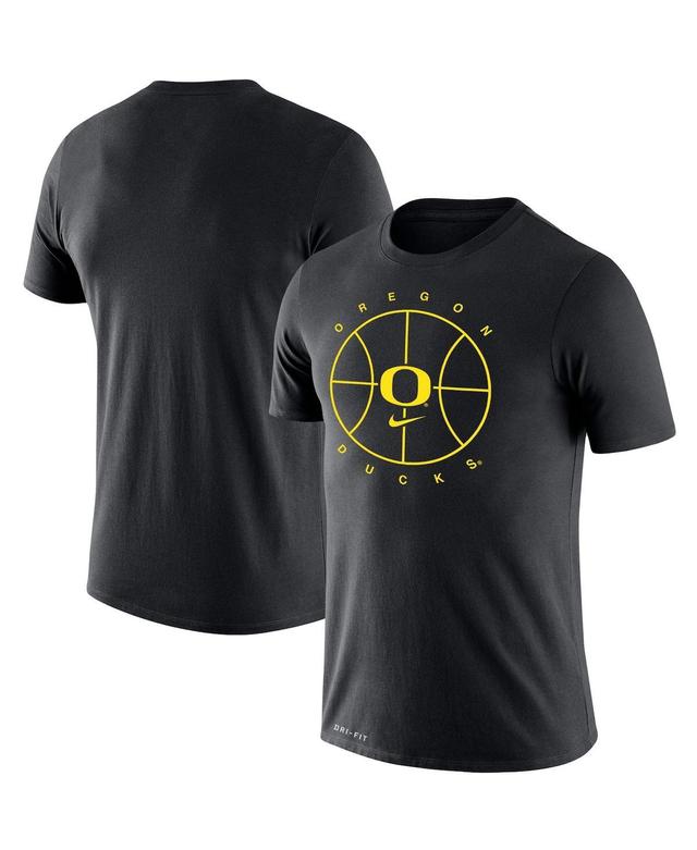 Mens Nike Black Oregon Ducks Basketball Icon Legend Performance T-shirt Product Image