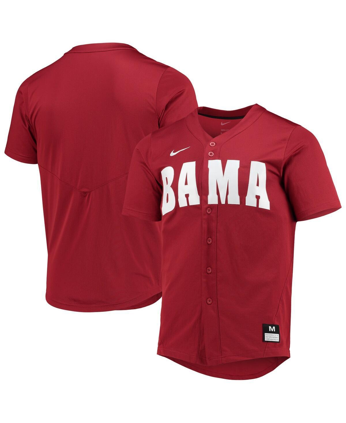 Mens Nike Crimson Alabama Crimson Tide Replica Baseball Jersey Product Image