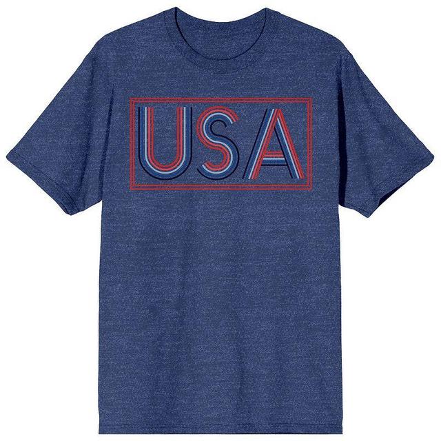 Mens Americana USA Tee Blue Product Image