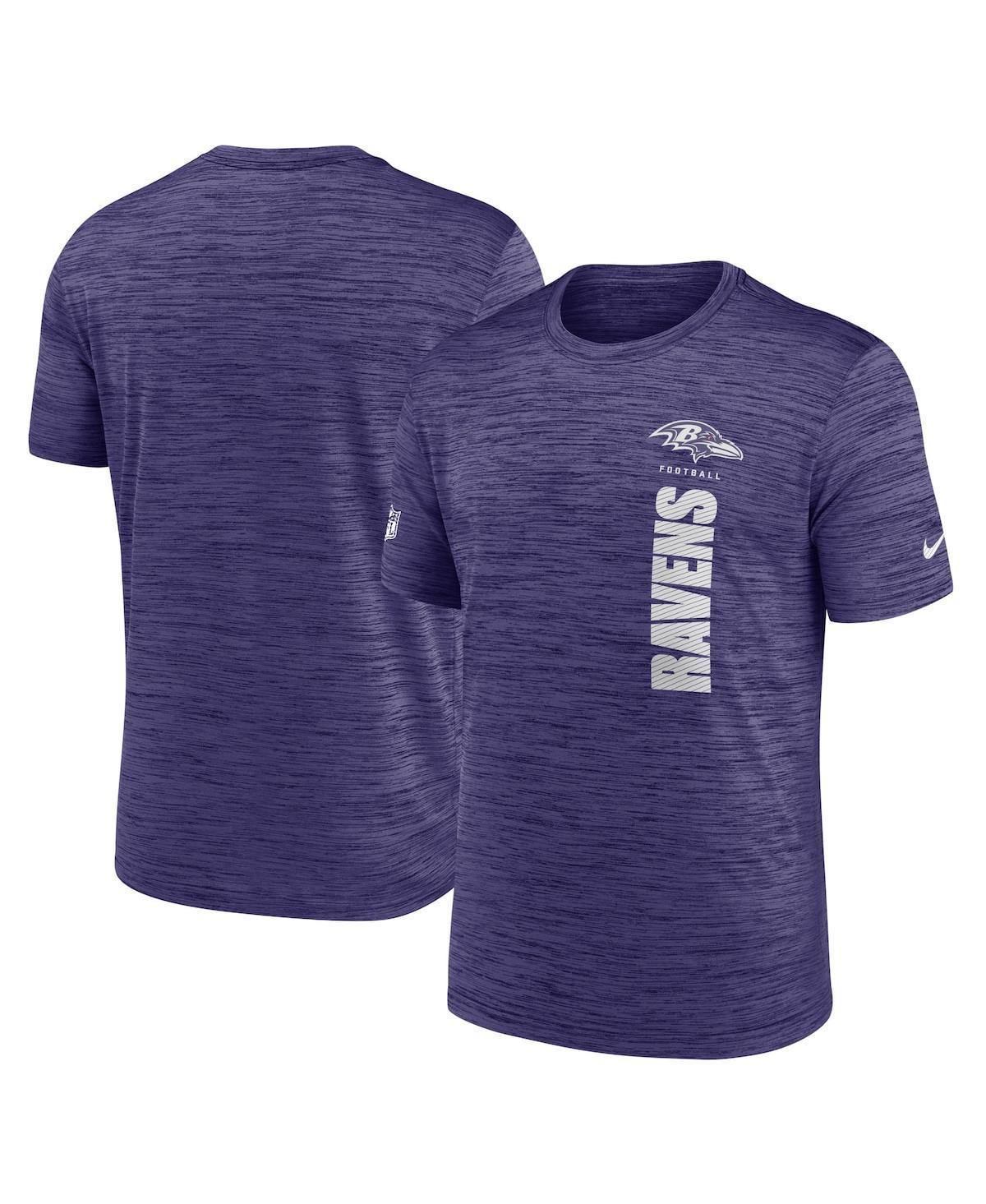 NIKE Men's Gray Baltimore Ravens 2024 Sideline Velocity Performance T-shirt Product Image