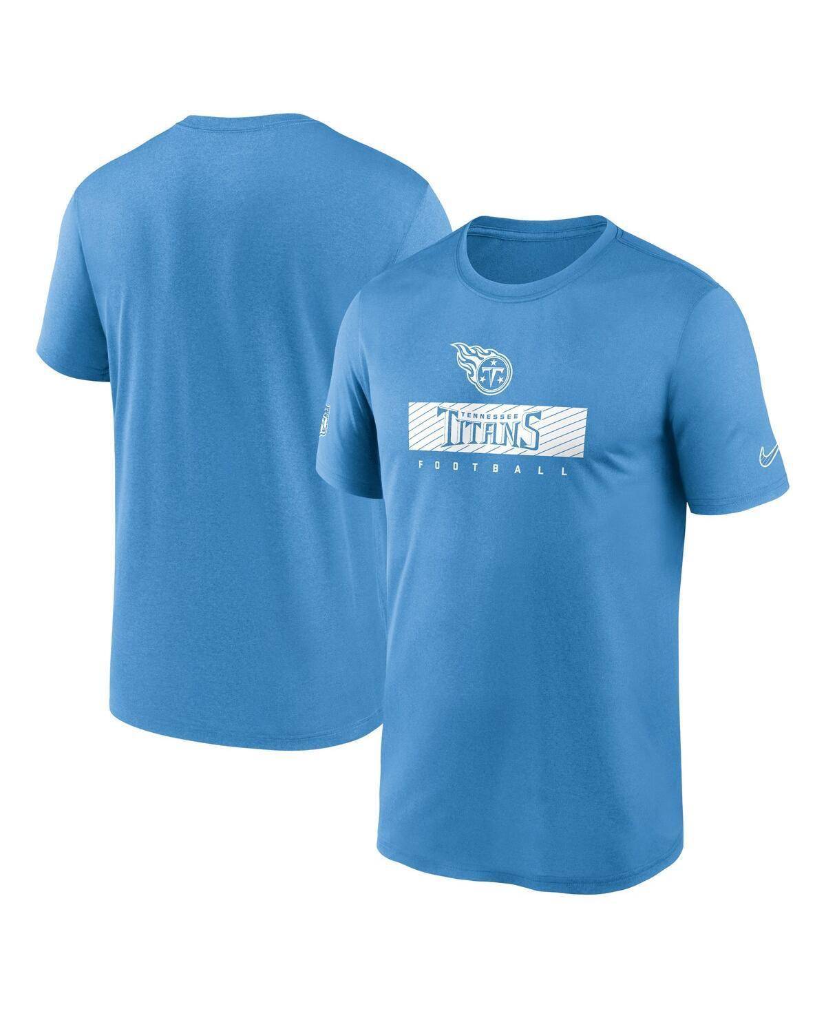 Nike Mens Light Blue Tennessee Titans Sideline Legend Performance T-Shirt Product Image