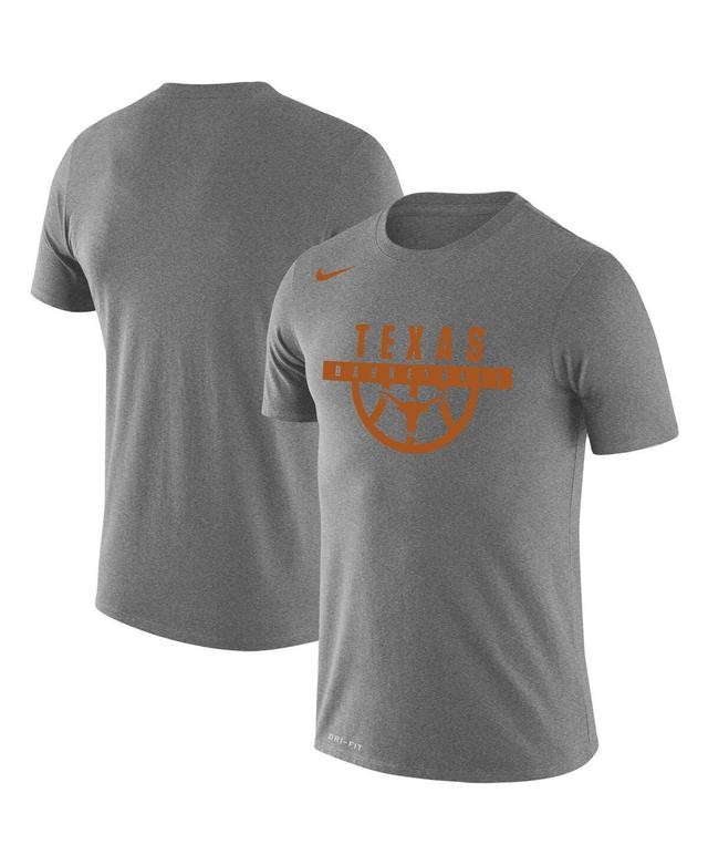 Mens Nike Gray Texas Longhorns Basketball Drop Legend Performance T-Shirt Product Image