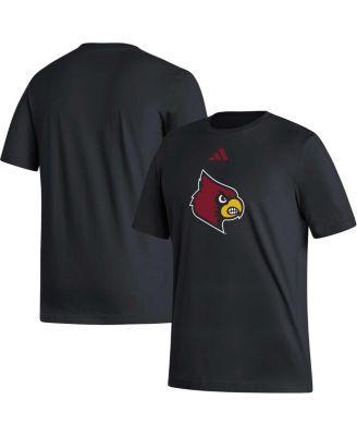 Mens adidas Black Louisville Cardinals Logo Fresh T-shirt Product Image