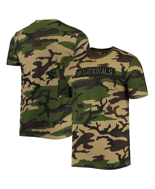 Mens New Era Camo Washington Nationals Club T-Shirt Product Image