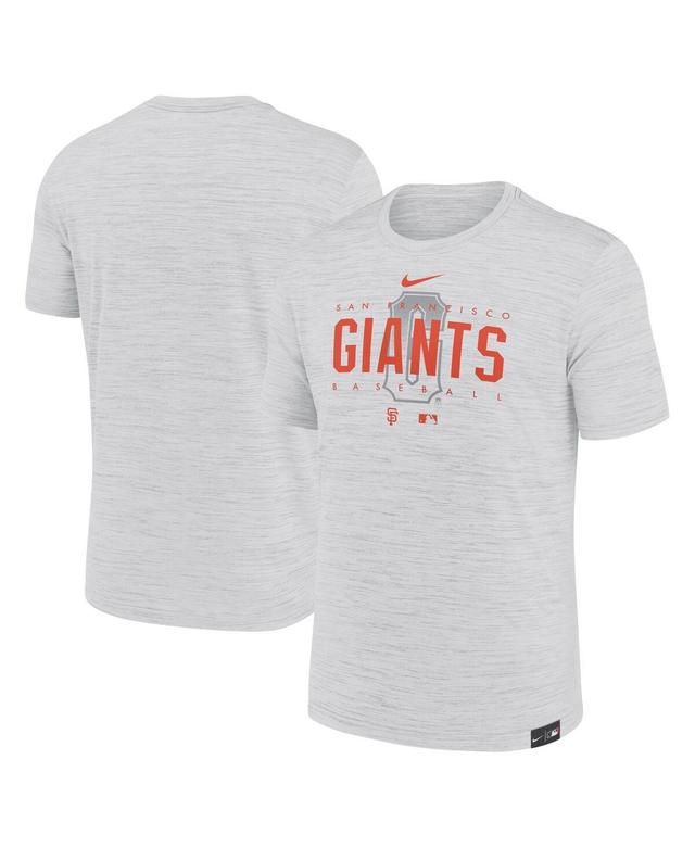 Mens Nike Gray San Francisco Giants City Connect Velocity Practice Performance T-Shirt Product Image