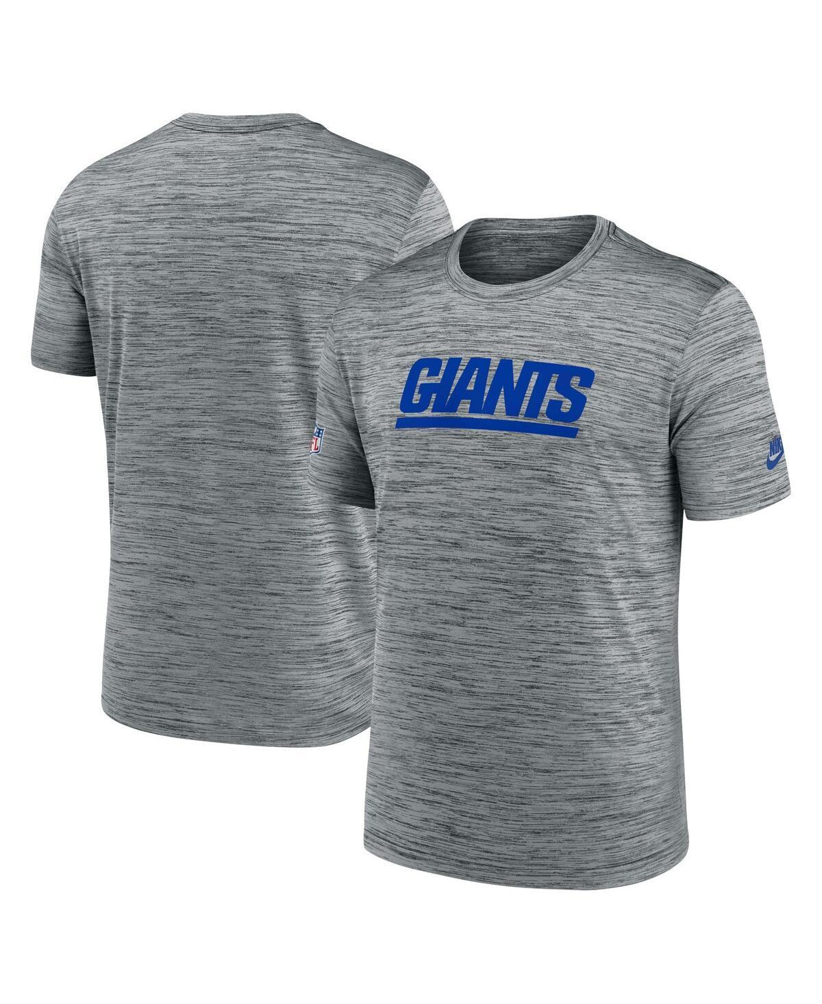 Mens Nike Gray New York Giants Velocity Alternate Logo Performance T-Shirt Product Image