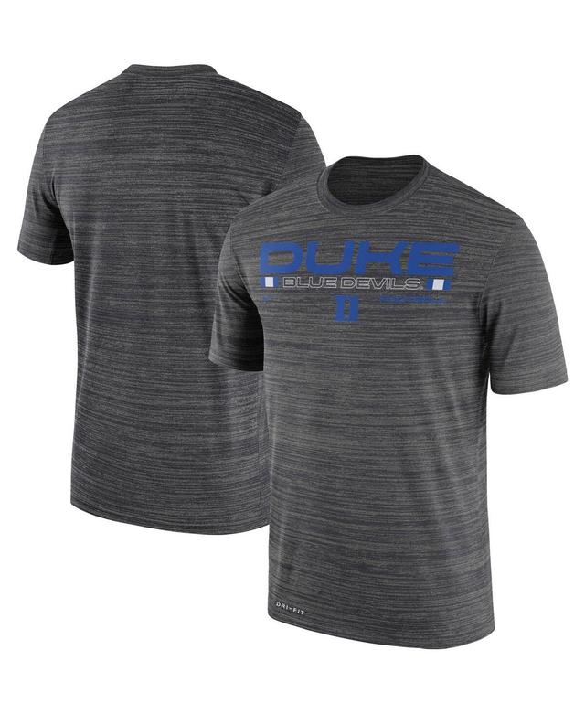 Mens Nike Charcoal Duke Blue Devils Velocity Legend Performance T-Shirt Product Image