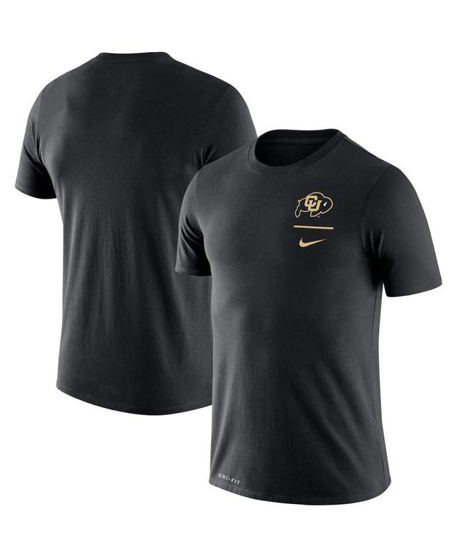 Mens Nike Black Colorado Buffaloes Logo Stack Legend Performance T-Shirt Product Image