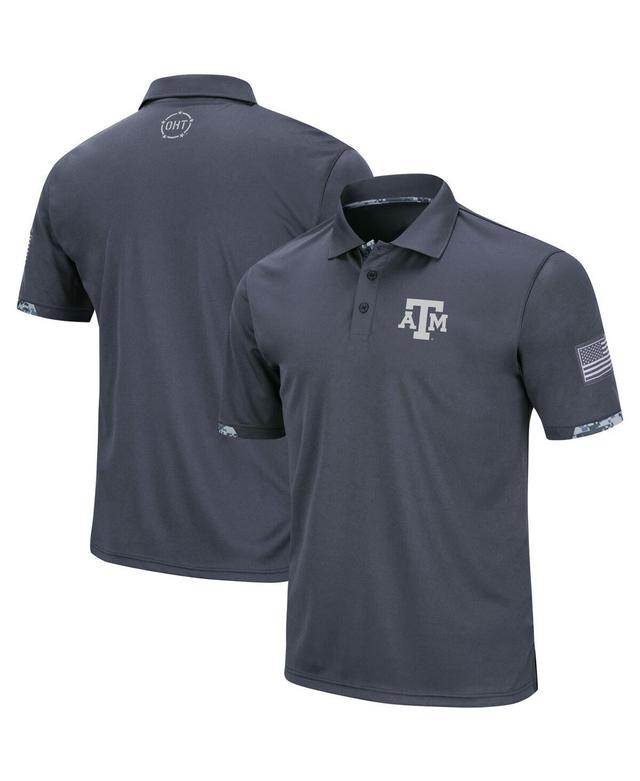 Mens Big and Tall Charcoal Texas A M Aggies Oht Military-Inspired Appreciation Digital Camo Polo Shirt Product Image