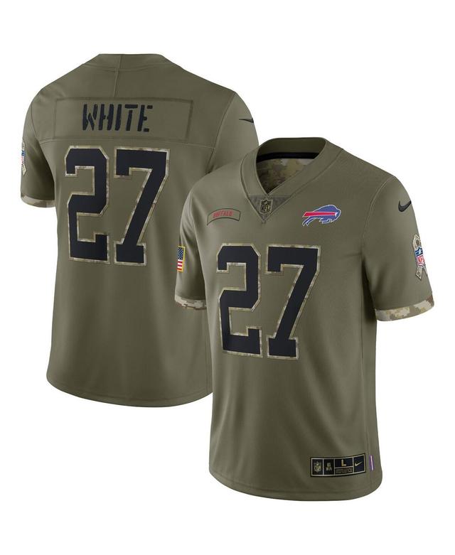 Mens Nike TreDavious White Olive Buffalo Bills 2022 Salute To Service Limited Jersey - Olive Product Image