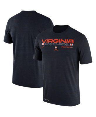 Mens Nike Navy Virginia Cavaliers Velocity Legend Space-Dye Performance T-shirt Product Image