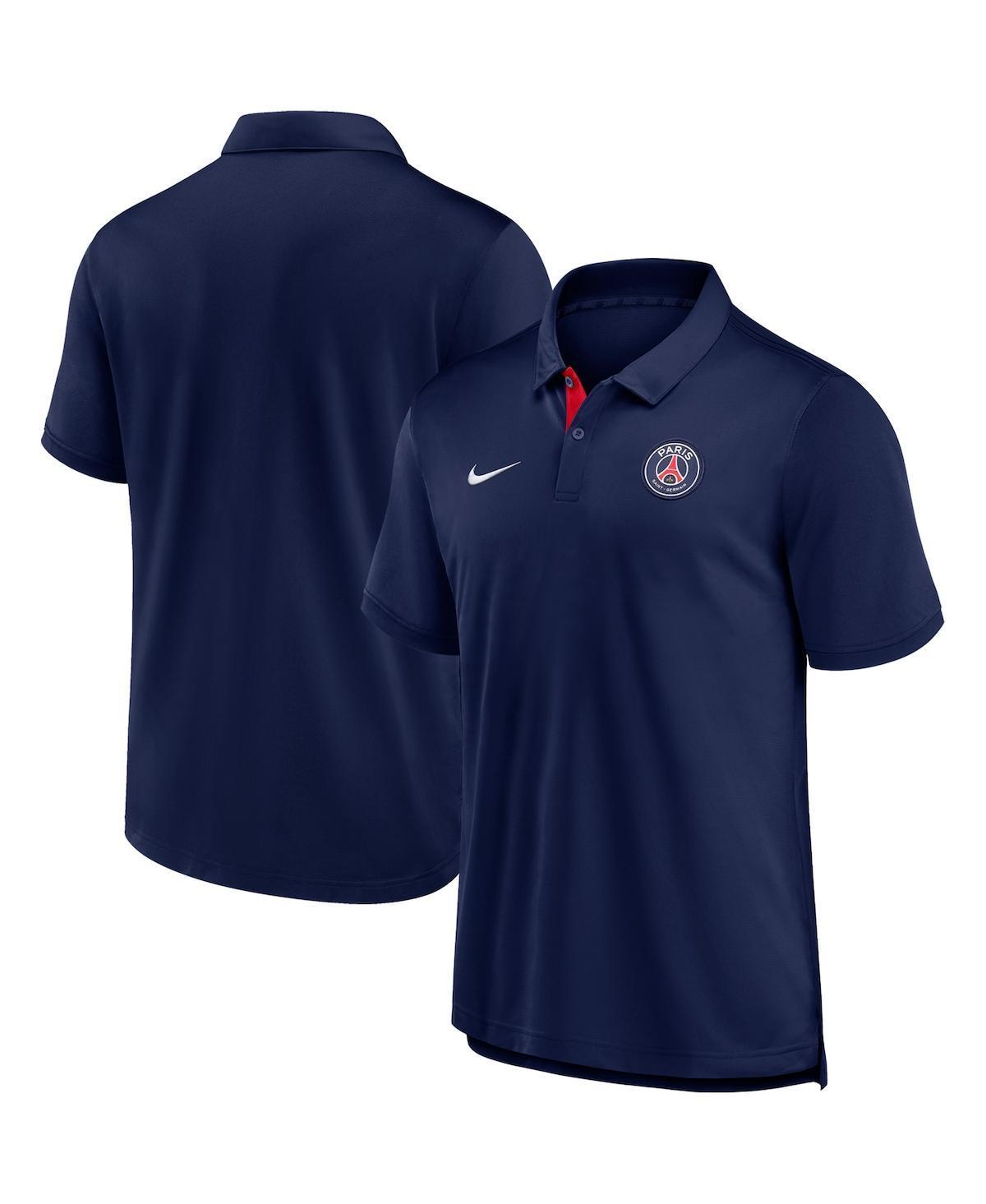 Mens Nike Navy Paris Saint-Germain Pique Polo Shirt Product Image