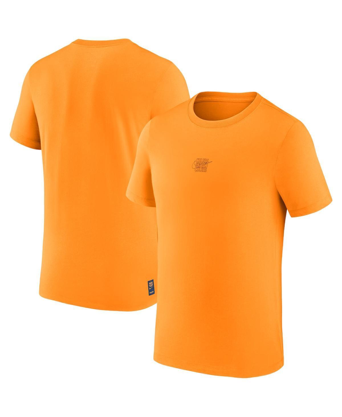 Mens Nike Orange Barcelona Club Swoosh T-Shirt Product Image