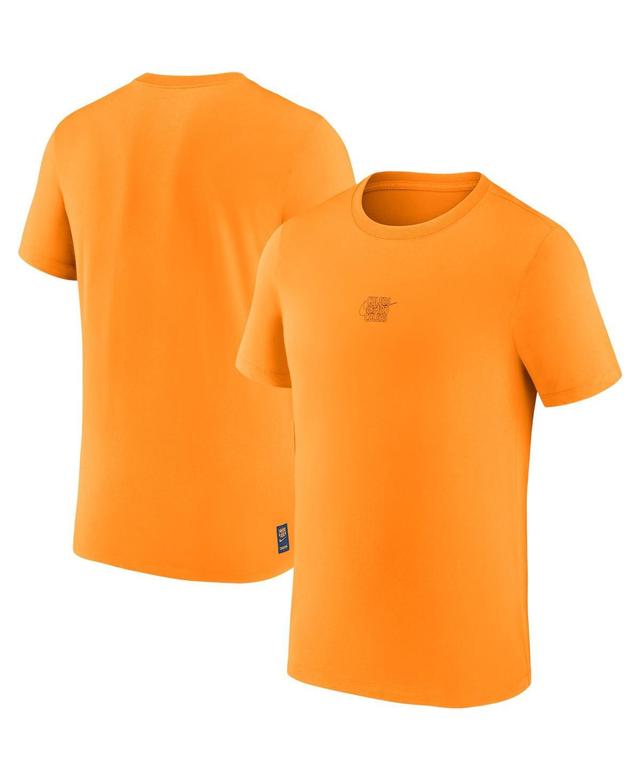 Mens Nike Orange Barcelona Club Swoosh T-Shirt Product Image