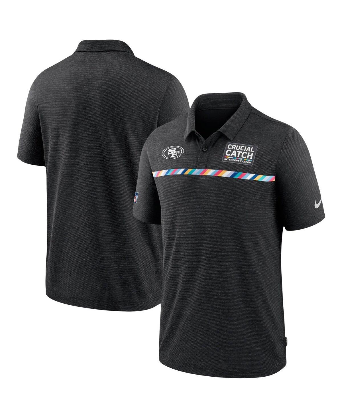 Nike Mens Black San Francisco 49ers Crucial Catch Sideline Early Season Polo Product Image