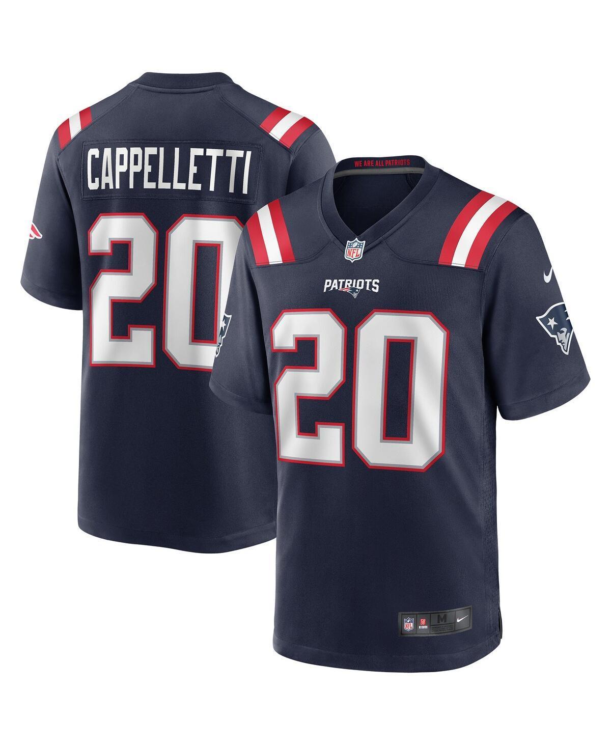 Mens Nike Gino Cappelletti New England Patriots Game Retired Player Jersey Blue Product Image