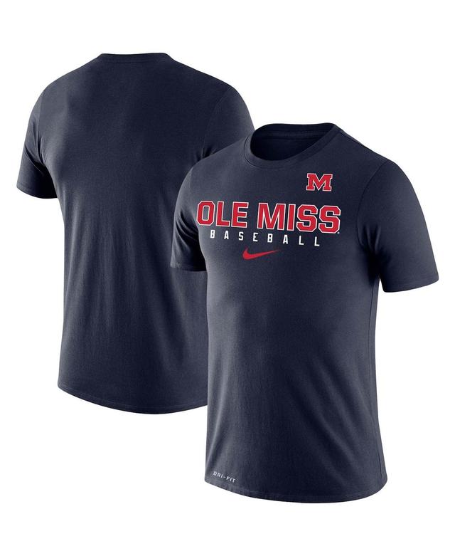 Mens Nike Navy Ole Miss Rebels Baseball Legend Performance T-shirt Product Image