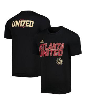 Mens adidas Black Atlanta United FC Team Jersey Hook AEROREADY T-Shirt Product Image