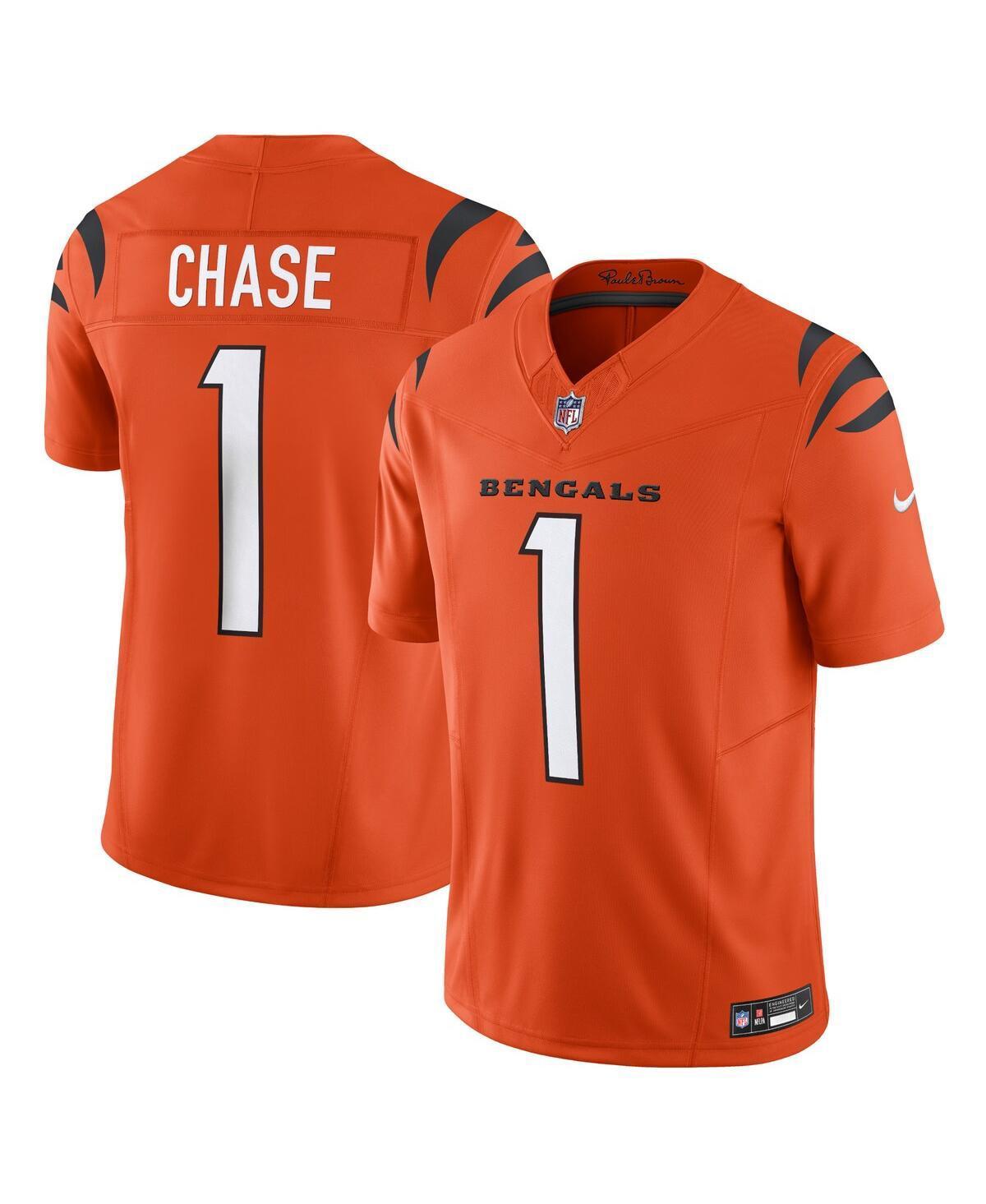 Mens Nike JaMarr Chase Cincinnati Bengals Vapor F.U.S.E. Limited Alternate 1 Jersey Product Image