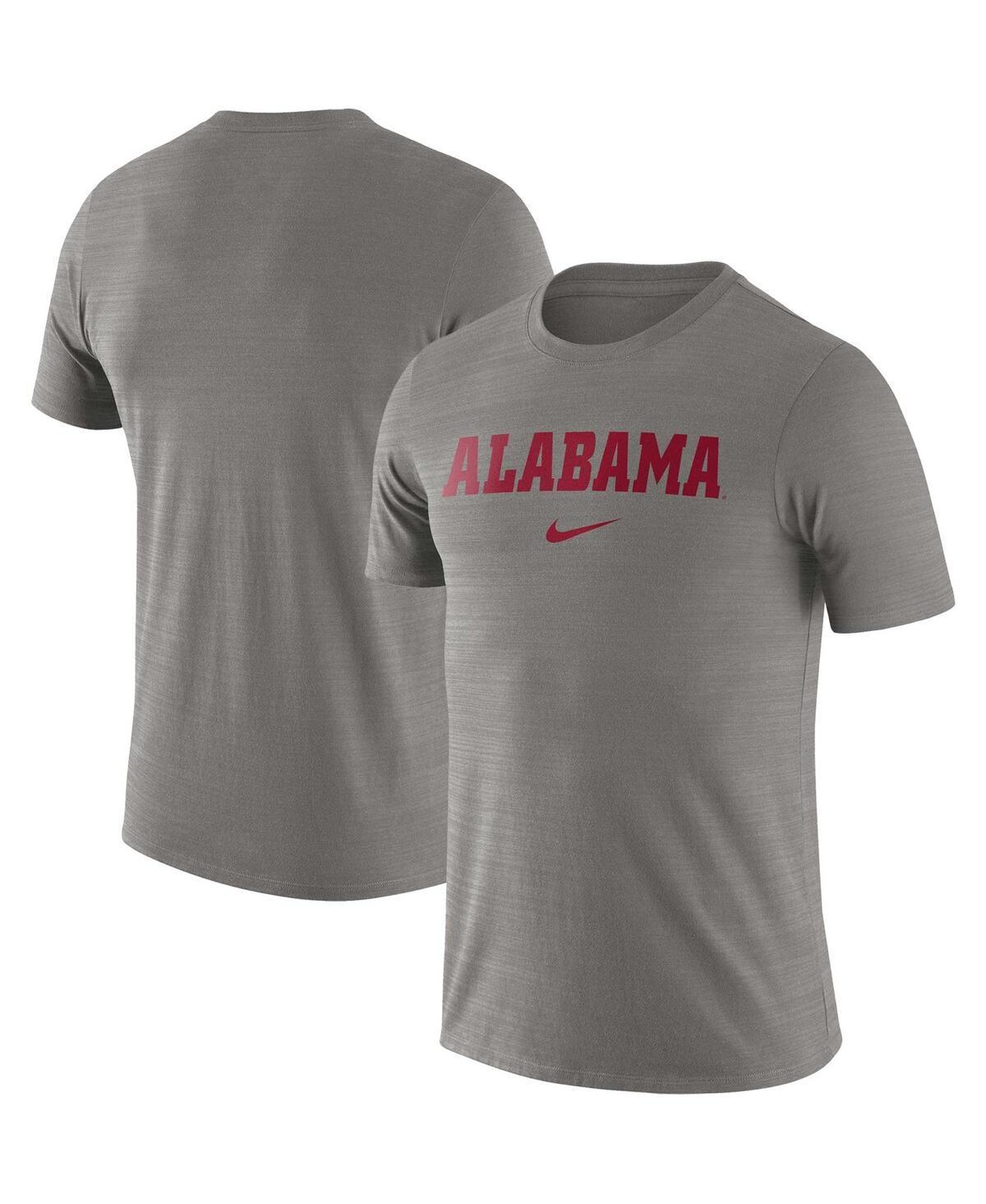 Mens Nike Heather Gray Alabama Crimson Tide Team Issue Velocity Performance T-shirt Product Image