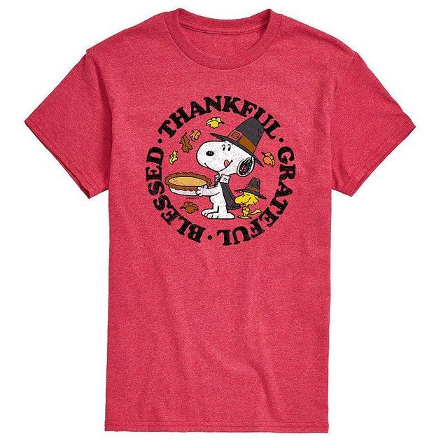 Big & Tall Peanuts Thanksgiving Tee, Mens Product Image