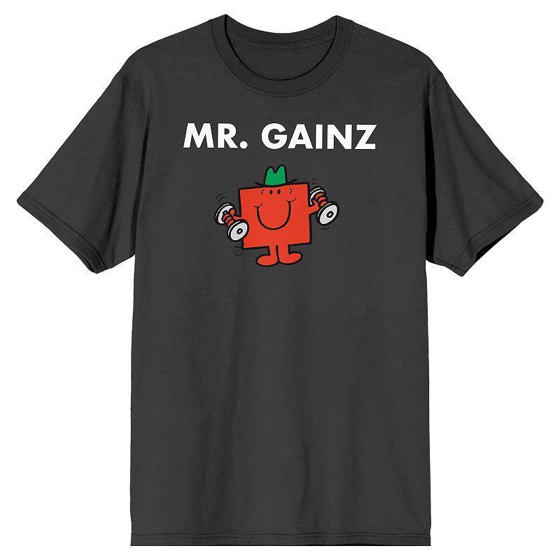 Mens Mr. Men And Little Miss Meme Mr. Gainz Graphic Tee Product Image