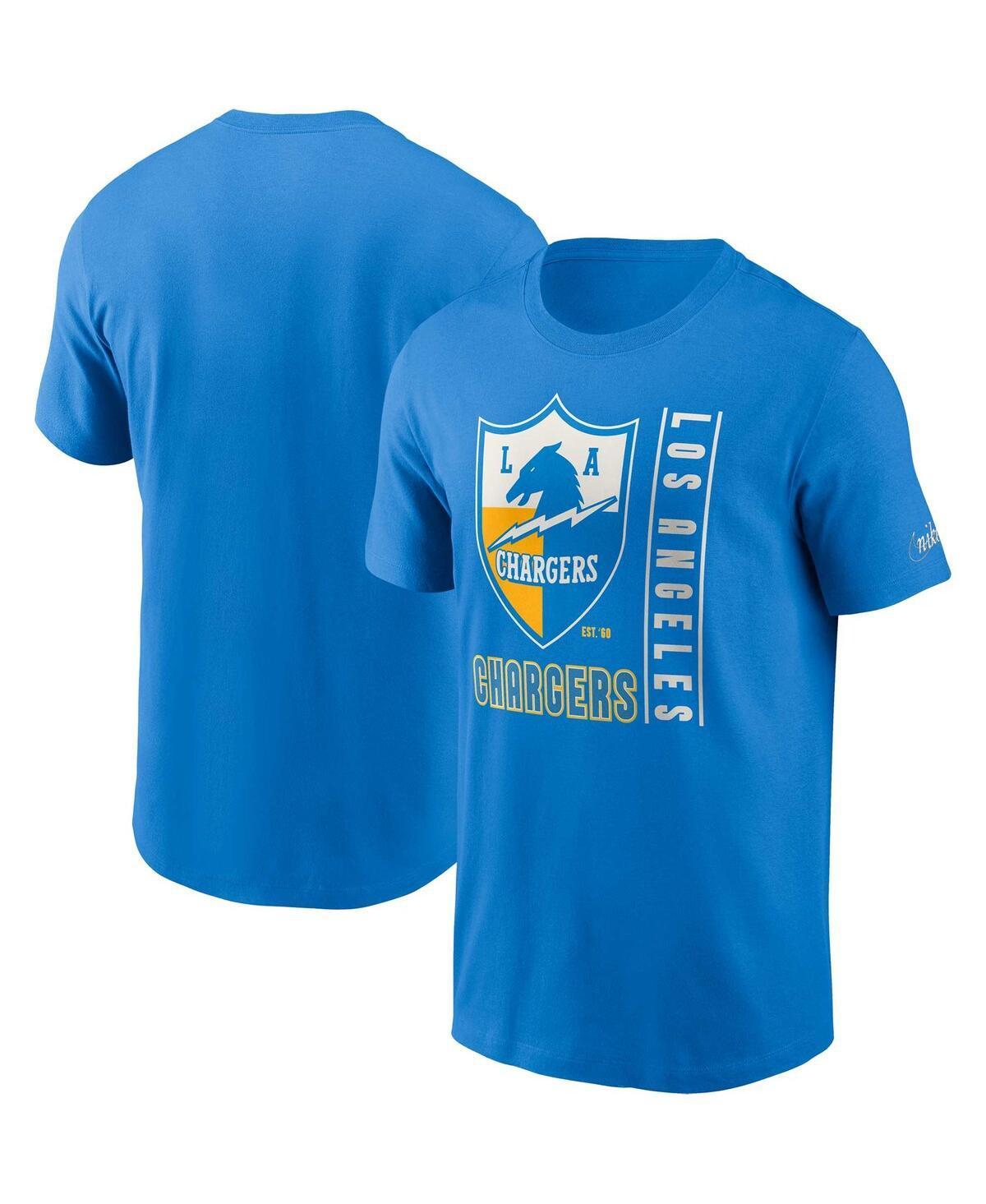 Mens Nike Powder Blue Los Angeles Chargers Lockup Essential T-shirt Product Image