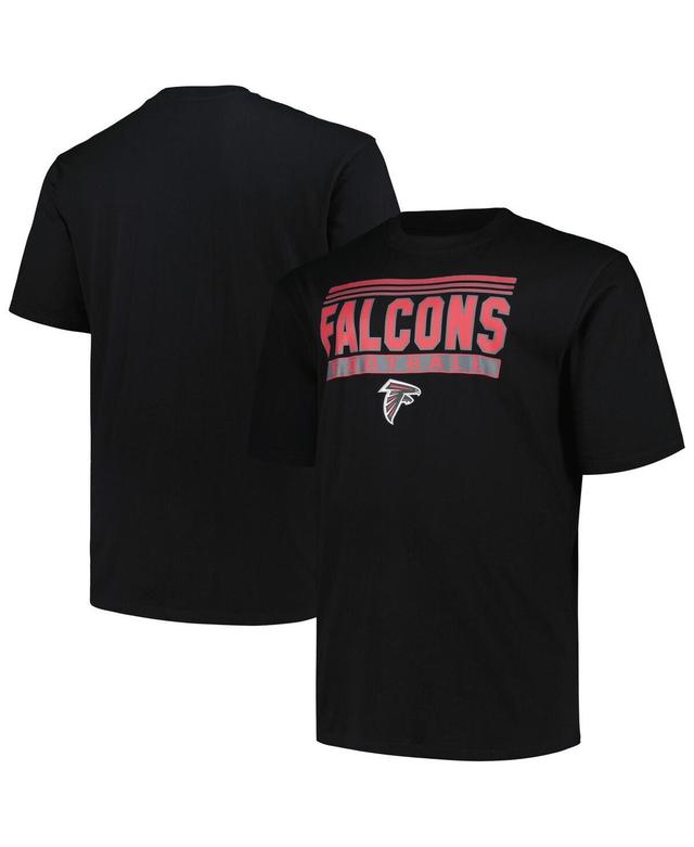 Fanatics Mens Black Atlanta Falcons Big Tall Pop T-Shirt Product Image