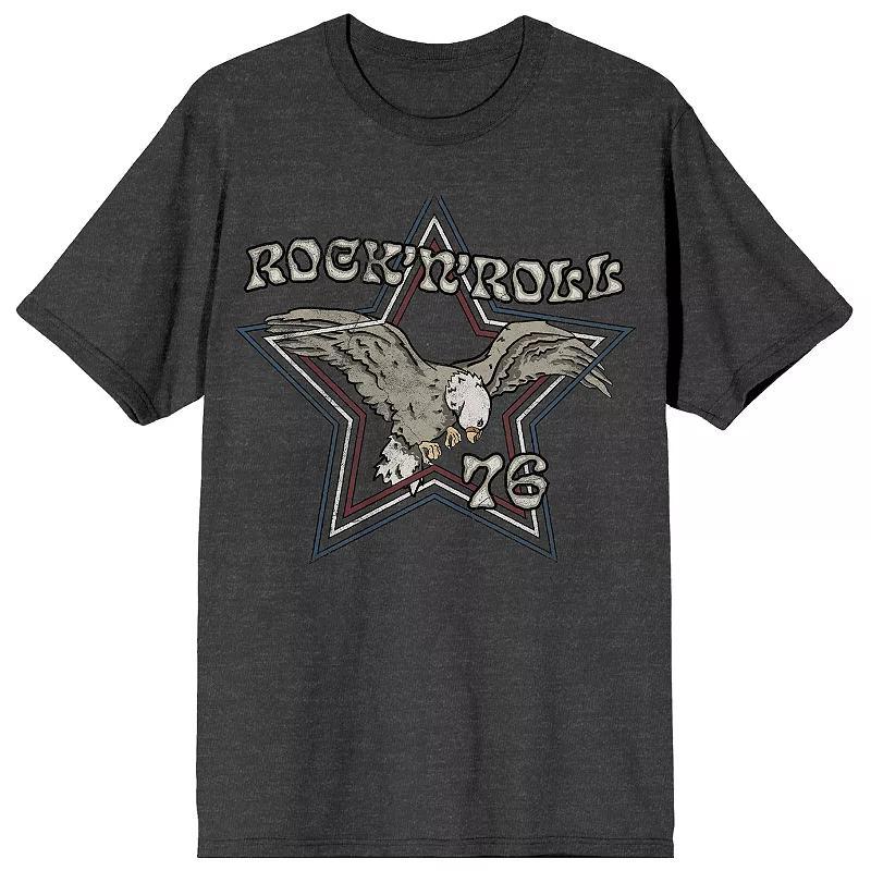 Mens Vintage Rock N Roll American Graphic Tee Product Image