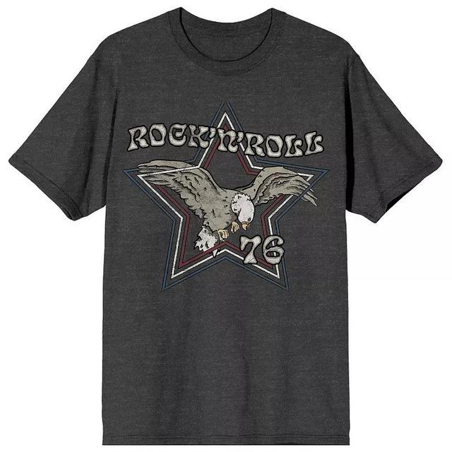 Mens Vintage Rock N Roll American Graphic Tee Product Image