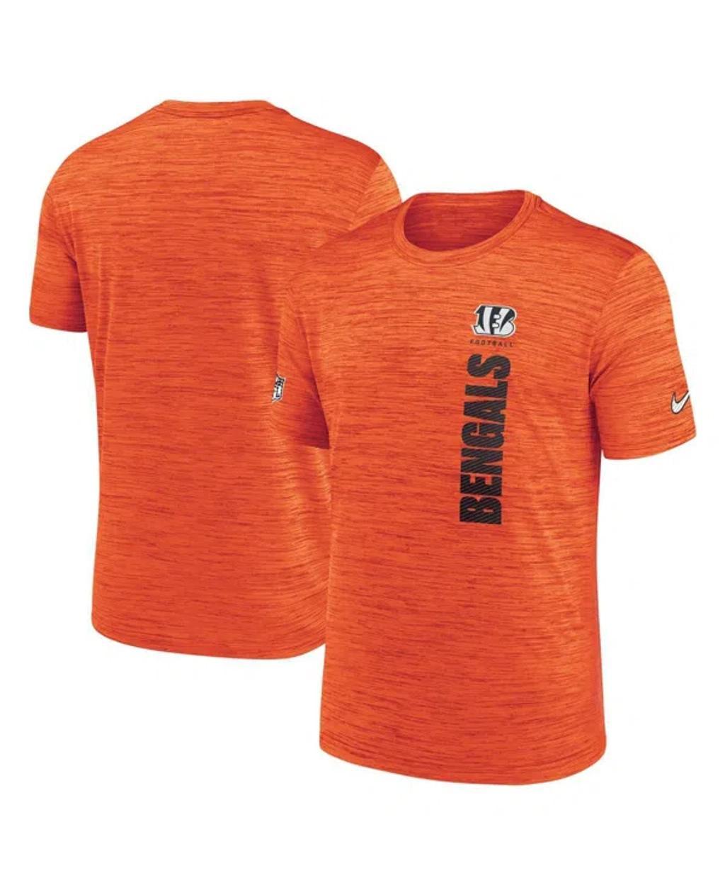 NIKE Men's Orange Cincinnati Bengals 2024 Sideline Velocity Performance T-shirt Product Image