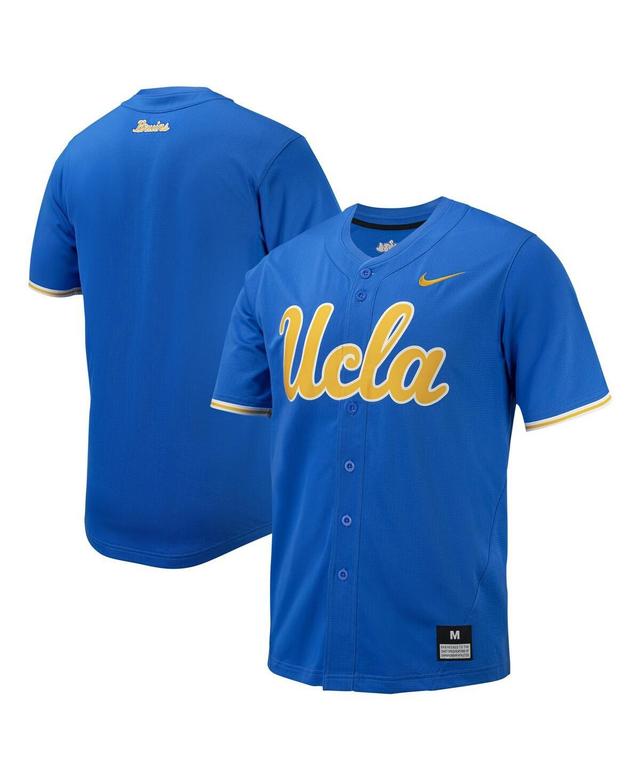 Mens Nike Blue Ucla Bruins Replica Full-Button Baseball Jersey - Blue Product Image