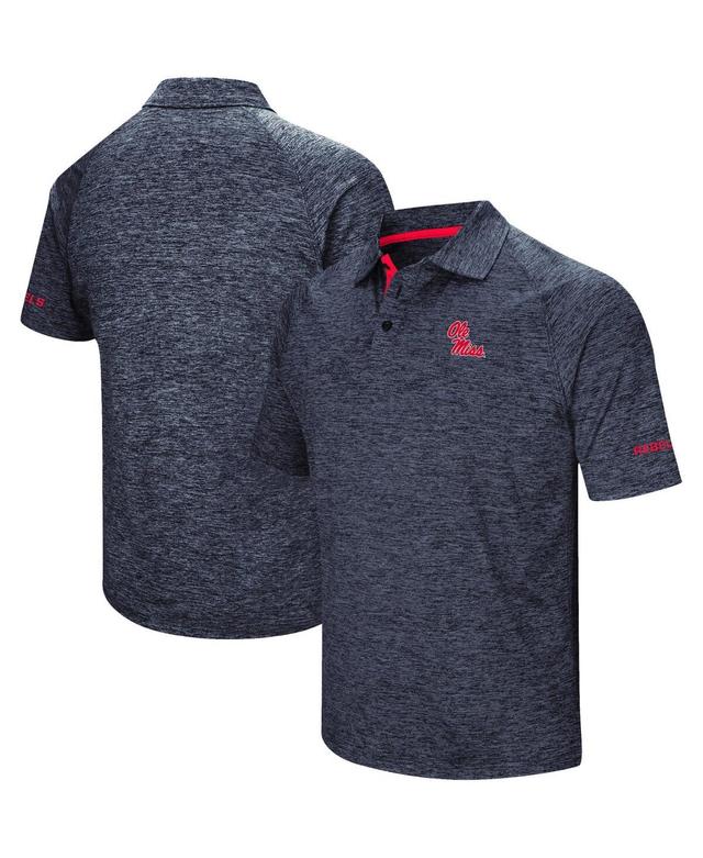 Mens Colosseum Navy Ole Miss Rebels Down Swing Polo Shirt Product Image