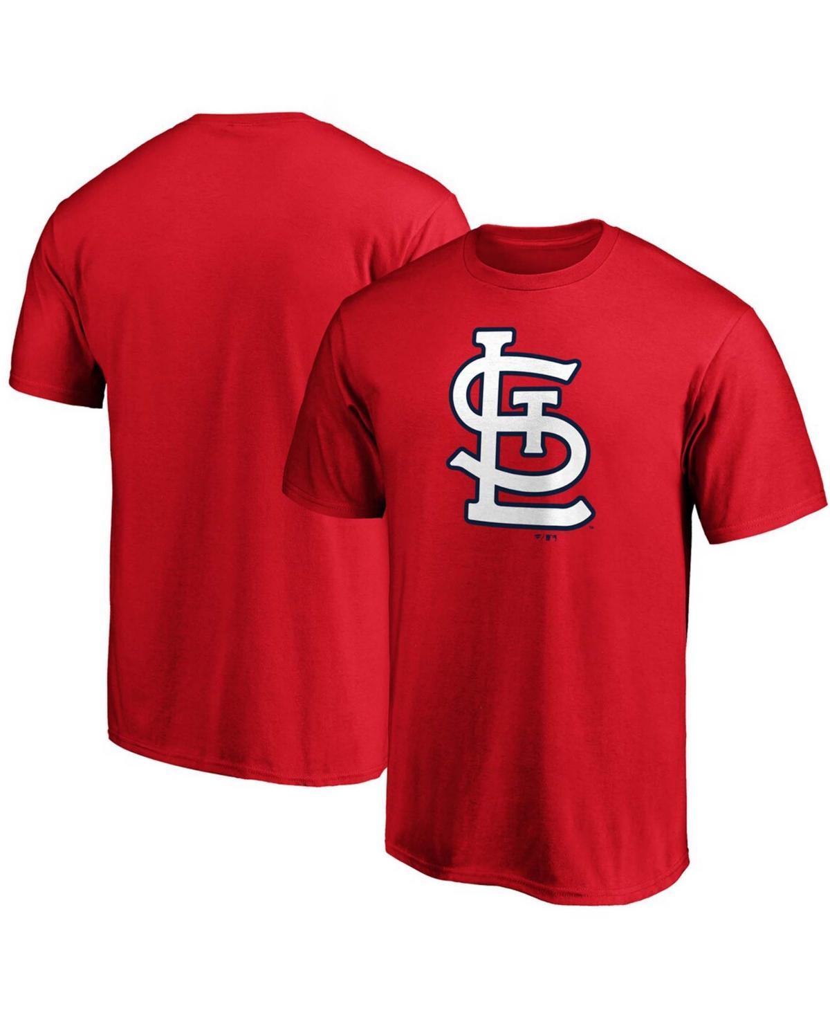 Mens Red St. Louis Cardinals Official Logo T-shirt Product Image