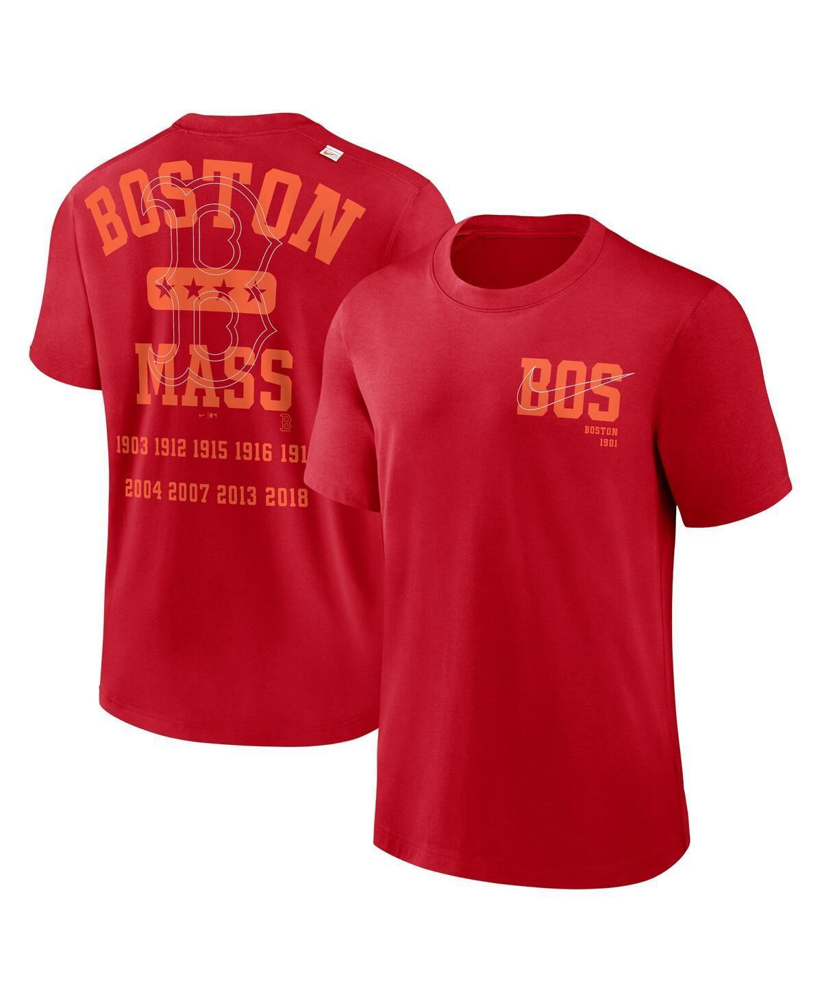 Mens Nike Red Boston Red Sox Statement Game Over T-shirt Product Image