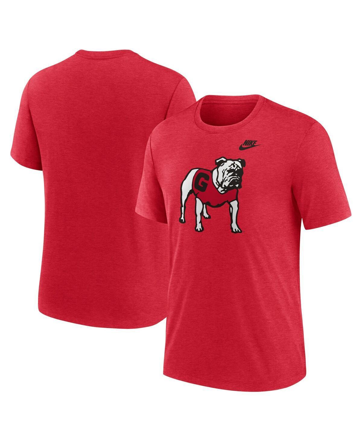 Nike Mens Georgia Bulldogs Blitz Evergreen Legacy Primary Tri-Blend T-Shirt Product Image