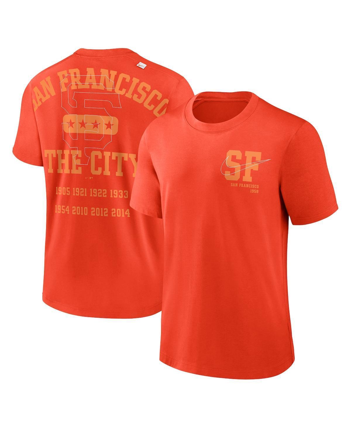 Mens Nike Orange San Francisco Giants Statement Game Over T-shirt Product Image