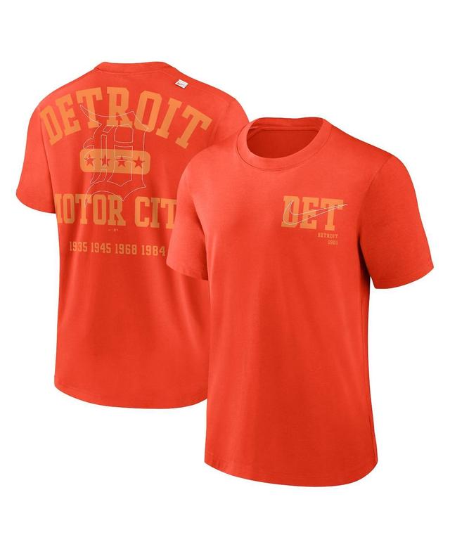 Mens Nike Orange Detroit Tigers Statement Game Over T-shirt Product Image