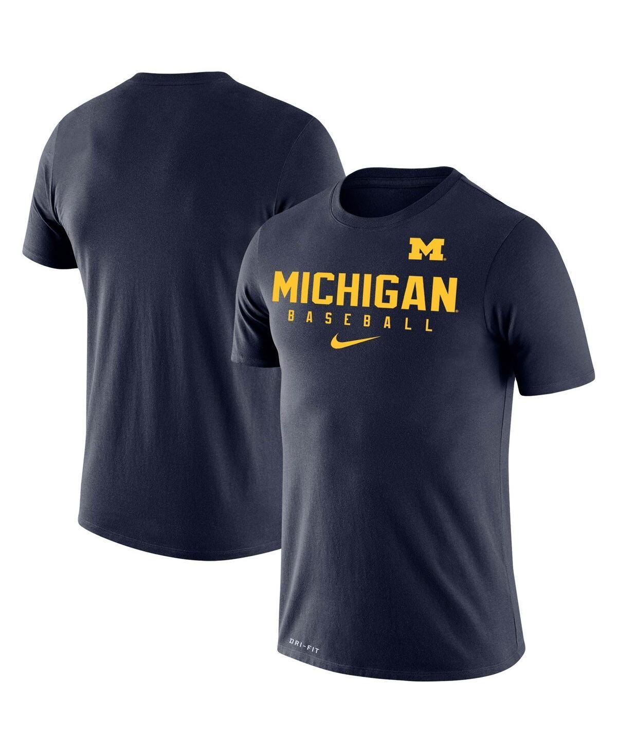 Mens Nike Navy Michigan Wolverines Baseball Legend Performance T-shirt Product Image