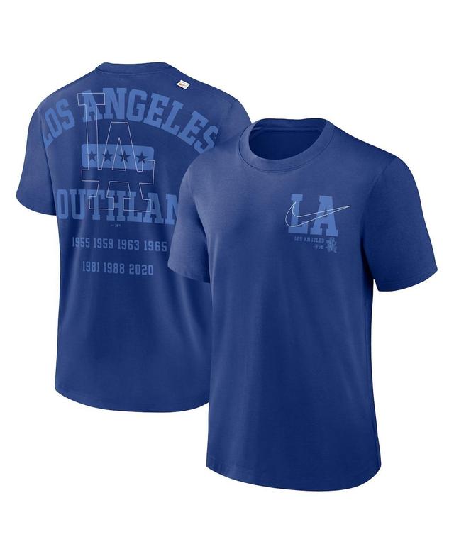 Mens Nike Royal Los Angeles Dodgers Statement Game Over T-shirt Product Image