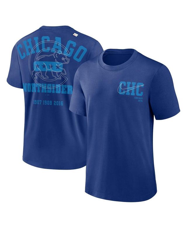 Mens Nike Royal Chicago Cubs Statement Game Over T-Shirt Product Image