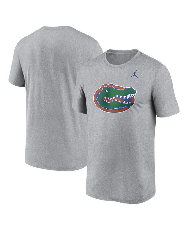 Jordan Mens Heather Gray Florida Gators Primetime Legend Logo T-Shirt Product Image