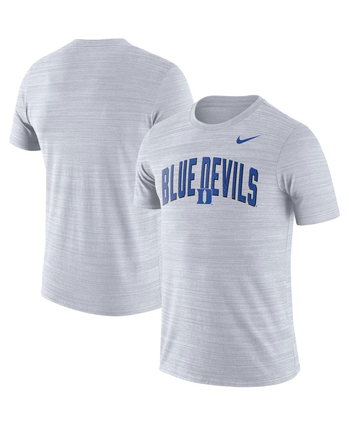 Mens Nike White Duke Blue Devils 2022 Game Day Sideline Velocity Performance T-shirt Product Image