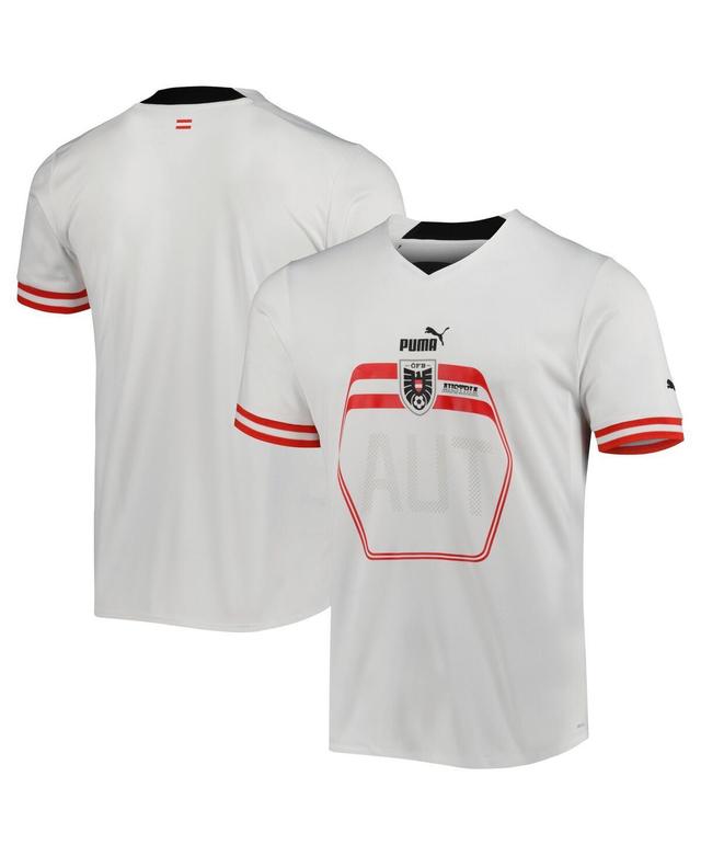 Mens Puma White Austria National Team 2022/23 Away Replica Jersey - White Product Image