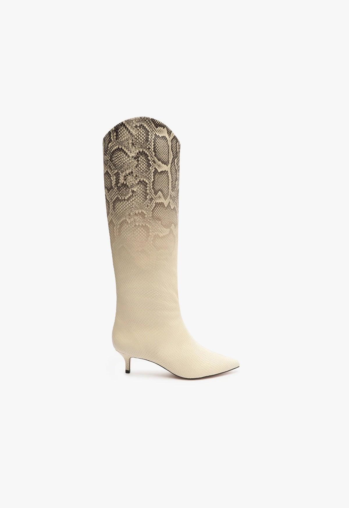 Maryana Lo Snake Faded Boot Female Product Image