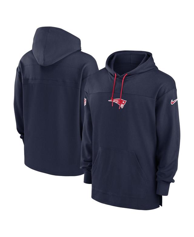 Nike Mens Royal Buffalo Bills Sideline Jersey Performance Pullover Hoodie Product Image