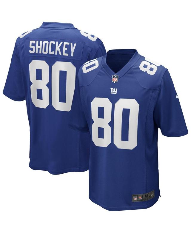 Mens Nike Jeremy Shockey Royal New York Giants Game Retired Player Jersey - Royal Product Image